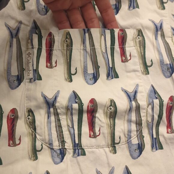 Columbia men's shirt fishing lures XL - Picture 4 of 6